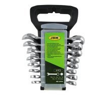 Kombinētās atslēgas īpaī īsas 10 19mm, 8gab., JBM (50564J) | 50564J