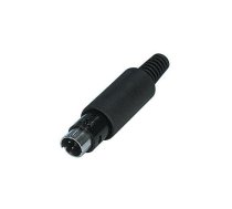 Kontaktdakšiņa MINI DIN-4 kabelim | AU/CX-MD4-M  | AU/CX-MD4-M