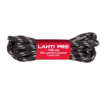 Kurpju šņores apaļas 150cm 1pāris melns-pelēkas | 5903755119582 | 5903755119582 | 5119582