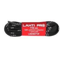 Kurpju šņores plak. 110cm 1pāris melns-pelēkas | 5903755119698 | 5903755119698 | 5119698