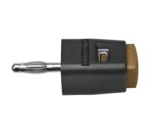 Laboratory clamp; brown; 70VDC; 16A; screw; nickel; polyamide | SDK502-BR  | SDK 502 / BR