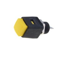 Laboratory clamp; yellow; 70VDC; 16A; screw; nickel; polyamide | ESD498-YL  | ESD 498 / GE