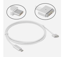 Lādētājs, adapteris  USB C -- APPLE Macbook, Magsafe 2(5pin-magnet, -> 2012) | 92204
