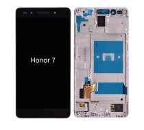 LCD Huawei Honor 7 komplektā ar sensoru un rāmi Black | PS-M-LCD-HUAW-HON7-BL  | 4422190000015 | LCD Huawei Honor 7 complete Black