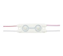 LED modulis 12V 0.48W 2 x SMD2835, IP67 šaltia balta | LEDM-2835-248W | LEDM-2835-248W