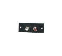 Ligzda 2xRCA korpusā | AU/H-2RC-F | AU/H-2RC-F