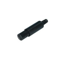 Ligzda MINI DIN-4 kabelim | AU/CX-MD4-F | AU/CX-MD4-F