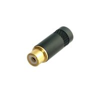 Ligzda RCA kabelim, melna NEUTRIK-REAN | NTR-NYS372P-BG | NTR-NYS372P-BG