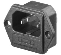 Ligzdas IEC korpuss ar drošinātāja ligzdu 10A 250V | AC/H-3-M+S | 4040849112614