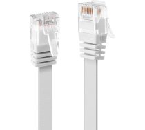 Lindy 2m Cat.6 U/UTP Flat Network Cable, White | 47502 | 4002888475020 | 205659