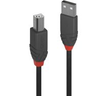Lindy 2m USB 2.0 Type A to B Cable, Anthra Line | 36673 | 4002888366731
