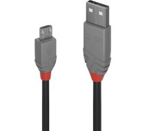 Lindy 5m USB 2.0 Type A to Micro-B Cable, Anthra Line | 36735 | 4002888367356 | 275294