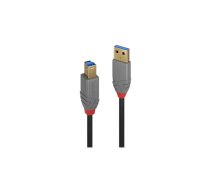 Lindy 5m USB 3.0 Typ A to B Cable, Anthra Line | LIN36744