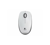 LOGI B100 Optical Mouse White USB OEM | 910-003360 | 5099206041288