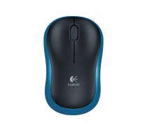 Logitech Mouse M185 - Black|Blue | 910-002236 | 5099206028838