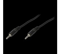 Logilink Audiokabel 1x 3,5mm -> 1x 3,5mm St/St 1.00m bk | CA1049 | CA1049