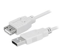 Logilink USB 2.0 extensio cable, USB A female, USB A male, 3 m, Grey | CU0011  | CU0011