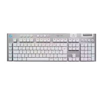 Logitech G G915 X - Tastatur - LIGHTSPEED - Hintergrundbeleuchtung - kabellos - Bluetooth 5,0, 2,4 GHz, USB - QWERTY - US International - Tastenschalter: GL Tactile - weiß (920-012690) | 920-012690 | 5099206121362 | CL20695