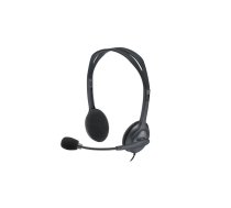 Logitech Stereo headset H111 Single 3.5 mm jack  Grey  Built-in microphone | 981-000593  | 5099206057340