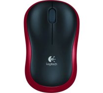 Bezvadu pele LOGITECH M185 (910-002240), sarkana | 250-04390  | 5099206028845