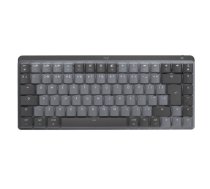 Logitech Master Series MX Mechanical Mini for Mac - Tastatur - hinterleuchtet - kabellos - Bluetooth LE - QWERTY - US International - Tastenschalter: Tactile Quiet - Space-grau | 920-010837 | 5099206103368 | 920-010837