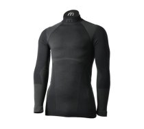 Man LS Mock Neck Shirt Warm Control (Melna, L / XL) | 8025006932119  | 8025006932119