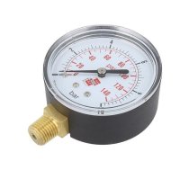 Manometer; 0÷10bar; non-aggressive liquids,inert gases; 63mm | M63R.PL010G14  | M63R.PL010G14