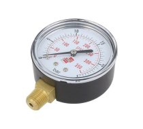 Manometer; 0÷25bar; non-aggressive liquids,inert gases; 63mm | M63R.PL025G14  | M63R.PL025G14