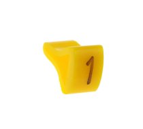 Markers; Marking: 1; 10÷16mm; H: 21mm; A: 15mm; -30÷100°C; leaded | MZ-4/1 | MZ-4/1