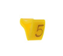 Markers; Marking: 5; 10÷16mm; H: 21mm; A: 15mm; -30÷100°C; leaded | MZ-4/5 | MZ-4/5 -AS