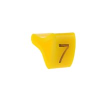 Markers; Marking: 7; 10÷16mm; H: 21mm; A: 15mm; -30÷100°C; leaded | MZ-4/7 | MZ-4/7 -AS