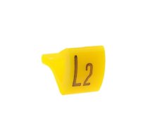 Markers; Marking: L2; 6÷10.5mm; H: 16mm; A: 10mm; -30÷100°C; leaded | MZ-3/L2 | MZ-3/L2