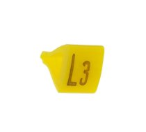 Markers; Marking: L3; 10÷16mm; H: 21mm; A: 15mm; -30÷100°C; leaded | MZ-4/L3 | MZ-4/L3