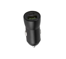 Maxlife MXCC-04 PD3.0 + QC3.0 car charger 1x USB-C 1x USB 20W black | OEM0400335  | 5900495950895 | OEM0400335