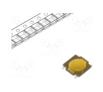 Microswitch TACT; SPST; Pos: 2; 0.05A/15VDC; SMD; none; 0.98N; 0mm | TL3315NF100Q  | TL3315NF100Q