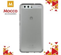 Mocco Ultra Back Case 0.3 mm Aizmugurējais Silikona Apvalks Priekš Huawei P8 Lite / P9 Lite (2017) Caurspīdīgs-Melns | MC-BC-HW-P8L2017-B  | 4752168014790 | MC-BC-HW-P8L2017-B