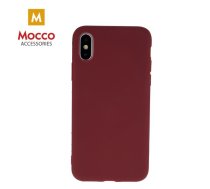 Mocco Ultra Slim Soft Matte 0.3 mm Matēts Silikona Apvalks Priekš Samsung Galaxy A21 Tumši Sarkans | MO-USM-A21-DR  | 4752168082027 | MO-USM-A21-DR