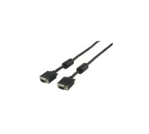 Monitora kabelis VGA  HD15:M-HD15:M 10m ar ferītu | CMP-MON/F10  | CMP-MON/F10