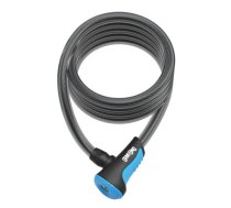 Neon Coil Cable Lock (Melna / Rozā) | 7290001283929  | 7290001283929