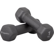 Neoprēna hanteles inSPORTline ON-X Renbell 2 x 1 kg | 26538 | 8596084165381