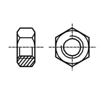 Nut; hexagonal; M4; 0.7; steel; Plating: zinc; 7mm; BN 118; DIN 934 | B4/BN118  | 1089749