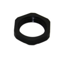 Nut; PG11; polyamide; Thk: 6.8mm; Spanner: 24mm; black; -40÷100°C | HUMMEL-1262110111  | 1.262.1101.11