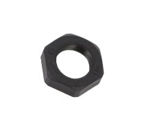 Nut; PG7; polyamide; Thk: 5mm; Spanner: 19mm; black; -40÷100°C | HUMMEL-1262070111  | 1.262.0701.11