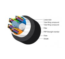 Optical fiber cable - 48 fibers/ Multitube/ Duct/ SM | LT-MT-48F  | 3100044001210