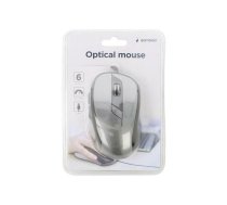 Optical mouse USB black-gray | MUS-6B-01-BG | 8716309104302 | 3641926