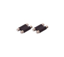 Pāreja 2xRCA - 2xRCA ligzdai | AD/2RC-F:2RC-F | AD/2RC-F:2RC-F