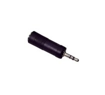 Pāreja 3.5mm spraudnis - 6.35mm ligzda stereo | AD/3.5-M:6.3-F | AD/3.5-M:6.3-F