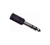 Pāreja 6.3mm stereo Kontaktdakšiņa - 3.5mm Ligzda stereo | AD/6.3-M:3.5-F | AD/6.3-M:3.5-F