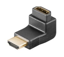 Pāreja HDMI ligzda - HDMI spraudnis leņķis | AD/HDMI-F:HDMI-M/A | 4040849687822