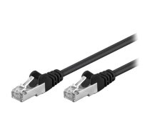 Patch cord; F/UTP; 5e; stranded; CCA; PVC; black; 10m; 26AWG | F/UTP5-CCA-100BK  | 68656